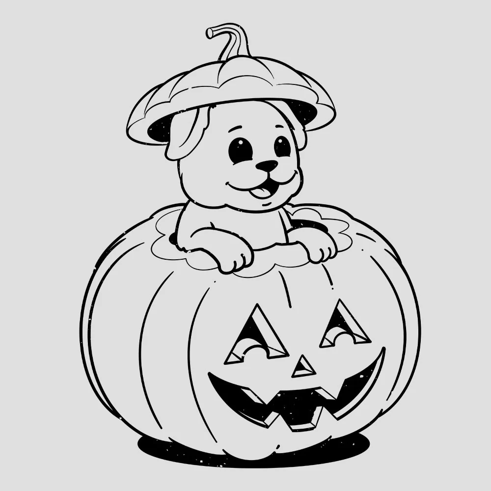 Pumpkin Dog Tee (Terracotta, Ivory, Sandstone, White) - Image 8