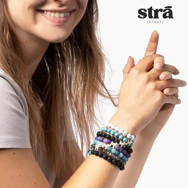 Stack Set-Cherished Hearts- BLACK Dog Bracelets with Silver, Black Obsidian & Filled With Love (Heart&Paw) Stainless Steel Bracelet with Adjustment tool - Image 6